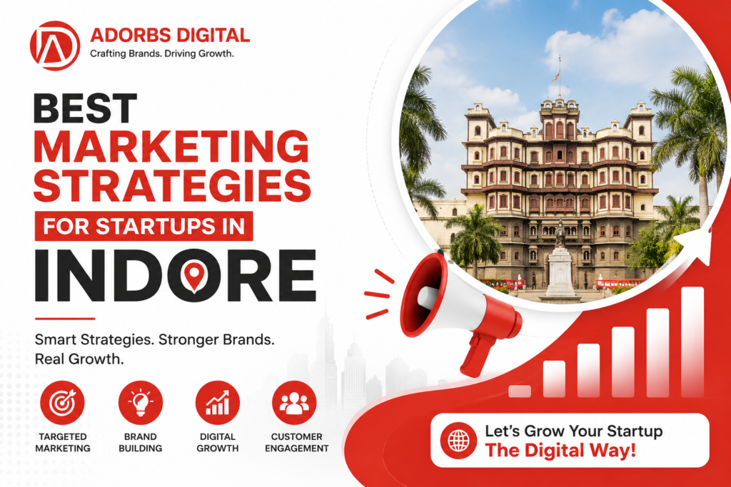 Best Marketing Strategies for Startups in Indore by Adorbs Digital